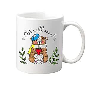 Buy Khakee Get Well Soon Theme Ceramic Coffee Mug ( 325ml ) Online at ...