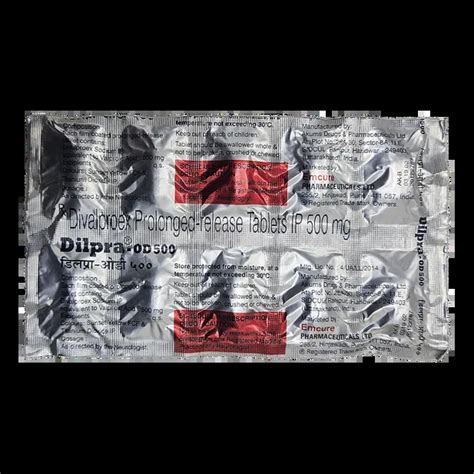 DILPRA OD 500MG TABLET 10'S Price, Uses, Side Effects & Substitutes ...
