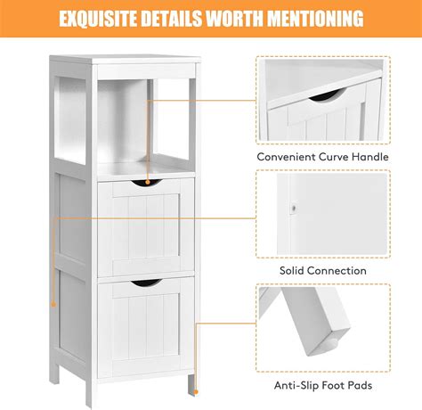 Tangkula Bathroom Floor Cabinet, Multifunctional India | Ubuy