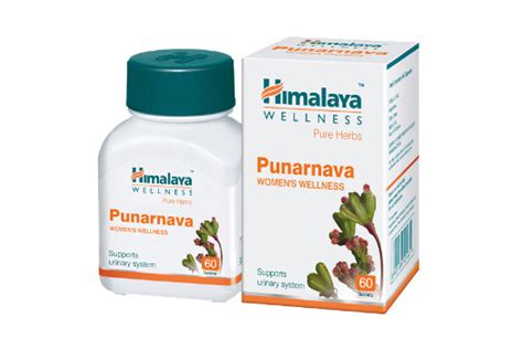 Punarnava Himalaya, 60 tablets for kidney health and reducing water ...