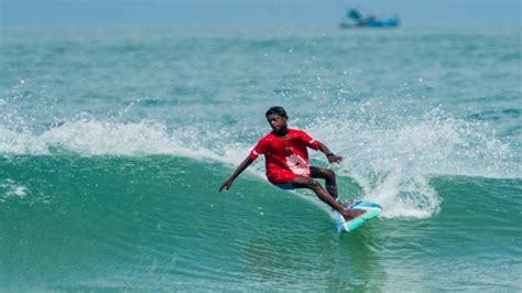 Kishore shines in Covelong Classic surfing meet, wins international ...