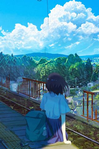 Download wallpaper water, girl, train, home, station, abandoned ...