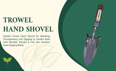 DIVINE TREE Garden Trowel Hand Shovel for Weeding, Transplanting and ...
