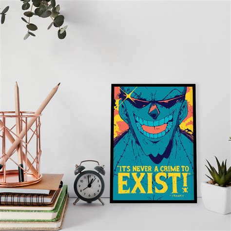 Franky Quote Digital Poster | Inspirational Typography Art