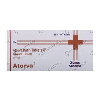 Atorva 10 MG Tablet (10): Uses, Side Effects, Price & Dosage | PharmEasy