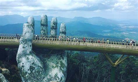 Hands Down,This Newly Opened 'Hand' Bridge In Vietnam Will Blow Your ...