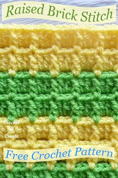 Image result for Raised Stitch Crochet Pattern