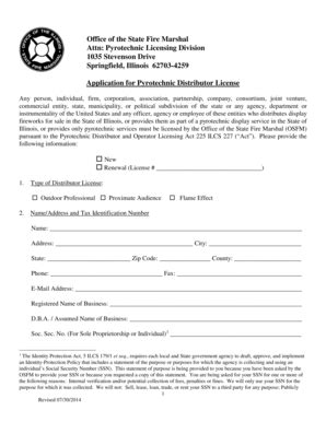 Fillable Online sfm illinois Office of the State Fire Marshal Attn ...