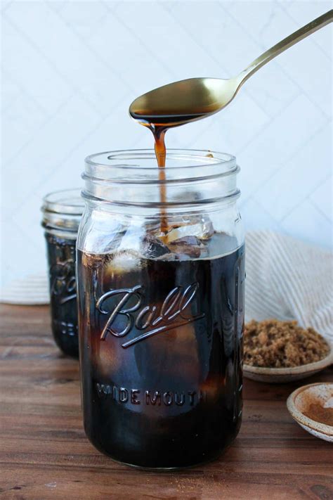 Iced Brown Sugar Coffee - The Balanced Nutritionist