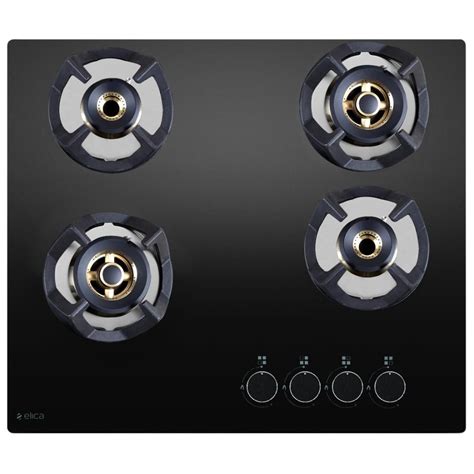 Buy Elica Classic Flexi FB 4B 60 DX 4 Burners Hob, Black Glass at ...