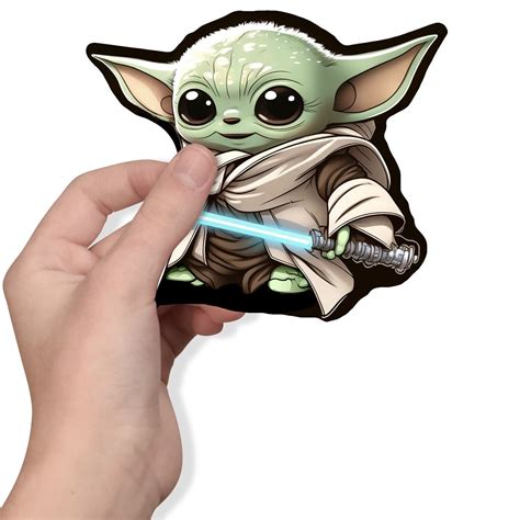 BABY YODA Sticker - STAR WARS THE MANDALORIAN Car | Ubuy India