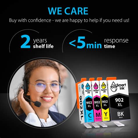 Get compatible HP 902 XL Ink Cartridges (4 Combo Pack) | Smart Ink