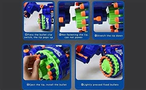 Mauritius Battery Operated Soft Bullet Gun Toy Comes With 40 Safe Foam ...
