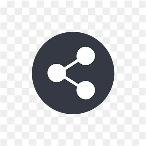 Flat Share icon PNG transparent