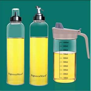 SignoraWare Borosilicate Glass Oil Dispenser and Pourer | Measurement ...