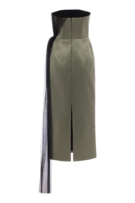 NYLA GREEN MIDI DRESS – meldagonul