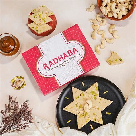 Top Kaju Katli No Added Warakh & Mawa - Radhaba Sweets