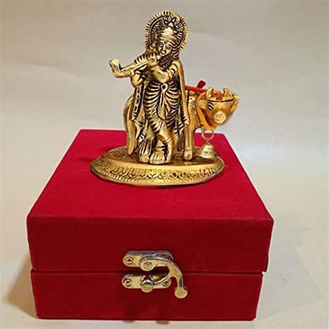 CraftVatika Krishna with Cow Gift for Anniversary Marriage Housewarming ...
