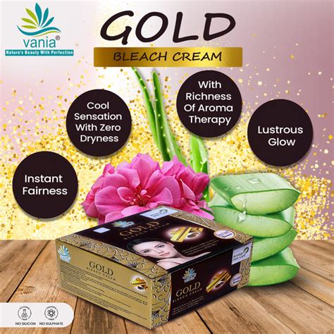 Vania Gold Facial kit 300 Gm & Gold Bleach Cream 250 Gm|Aroma Therapy ...