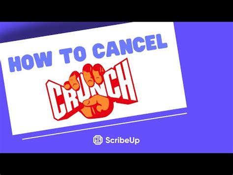 How To Cancel Gym Membership Crunch Fitness
