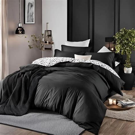 Top 12 Black Bedding Bedroom Ideas