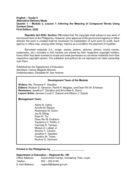 Teaching Grade 5 Module 2 Lesson One 的图像结果