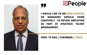 Prof. T.V. Rao's Recommendations For Exit Planning Of Laid-off ...