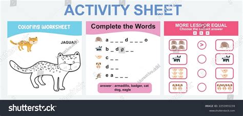 Activities Worksheet 的图像结果