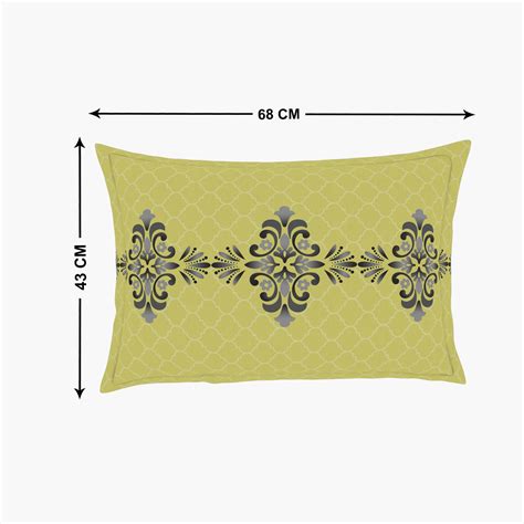Buy WELSPUN Seasons Best Cotton 104TC Printed 3Pcs Queen Bedsheet Set ...