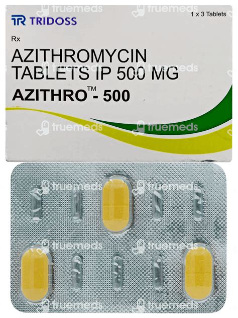 Azithro 500 Tablet 3: Uses, Side Effects, Price & Substitutes