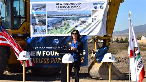 Fontana Unified Breaks Ground on New North End Middle School, Set to ...