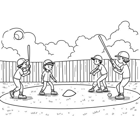 Best Baseball Coloring Pages (Free Printable PDF)