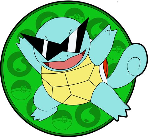 Pokemon Squirtle With Glasses Drawing Pokémon: 10 Amazing Works Of