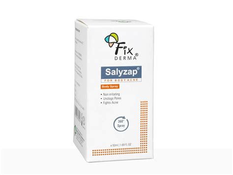 Buy Fixderma Salyzap Body Spray Online at Best Price | Clinikally