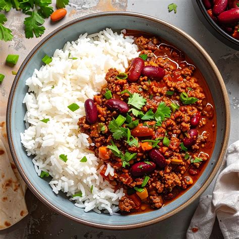 Turkey Chili with Rice | Menu Item | Healthy Fresh Meals