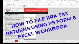 Image result for How to File Returns Using P9 Form