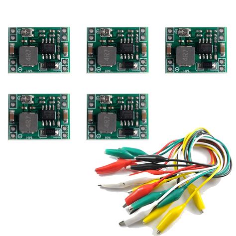 5PCS MP1584EN Adjustable DC-DC 3A Step-Down Buck Module, Super-Ultra ...