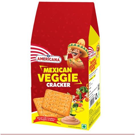 Americana Mexican Veggie Cracker Biscuits Pack of 15|1800 Grams ...