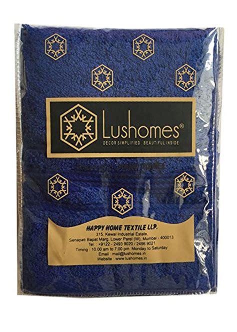 Get Nautical Blue Super Soft And Fluffy Hand Towel - Set Of 2 at ₹ 299 ...