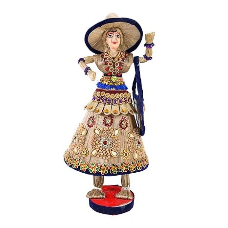 Buy SHOPERIYA Handmade Recycled Material Dancing Doll Figurines Home ...
