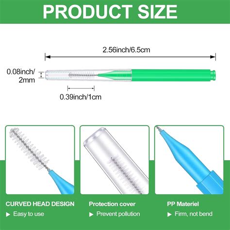 Buy Nuogo 500 Pieces Braces Brush Interdental Cleaner Floss Heads ...