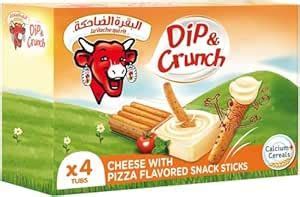La Vache Qui Rit Dip Crunch Pizza Flavored BreadSticks With 4 Tubs ...
