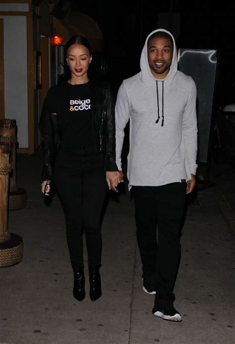 DRAYA MICHELE Leaves Dinner with Her Boyfriend in Santa Monica 12/20 ...