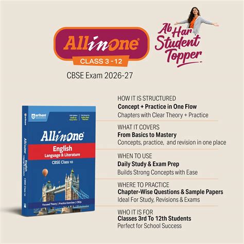 Arihant All in One English Core Class 12 2026–27 | CBSE NCERT Based (E ...