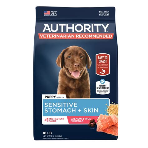 Authority Sensitive Stomach & Skin Puppy Dry Dog Food - Salmon & Rice