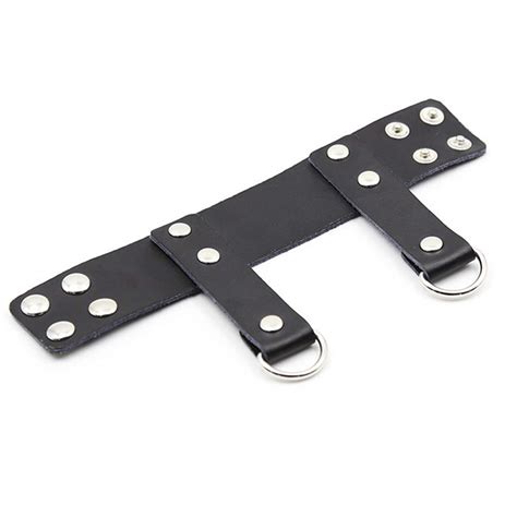 Buy Leather Scrotum Testicle Stretcher Stretching Male Chástity Ball ...