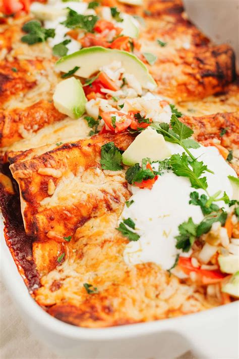 Healthy Cheese Enchilada Recipe Chipotle Black Bean Veggie Enchilada