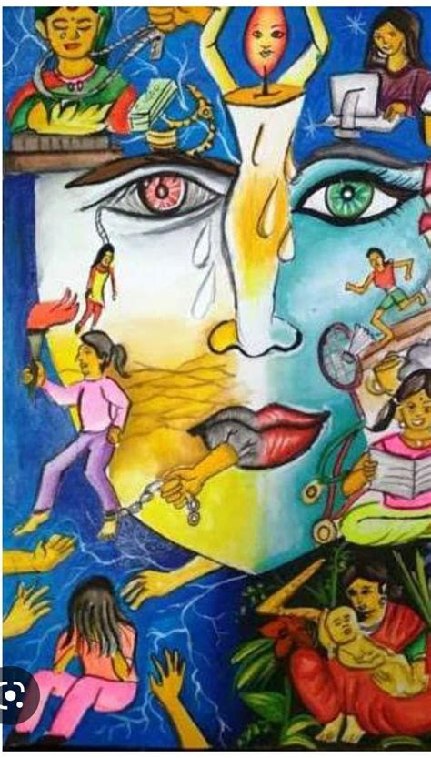 save girl child drawing - Brainly.in