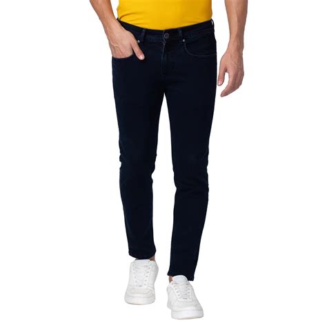 Being Human Men Cropped Fit Denim-Dark Tone
