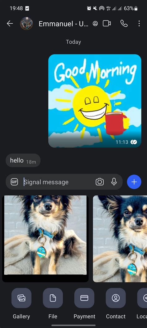 Image result for Signal App UI